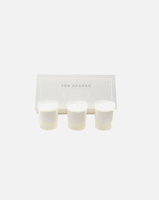 TED SPARKS - Mini Candle Gift Set - Fresh Linen