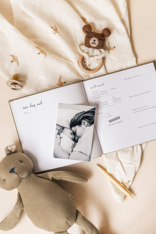 Mijn eerste jaar – Linnen Beige