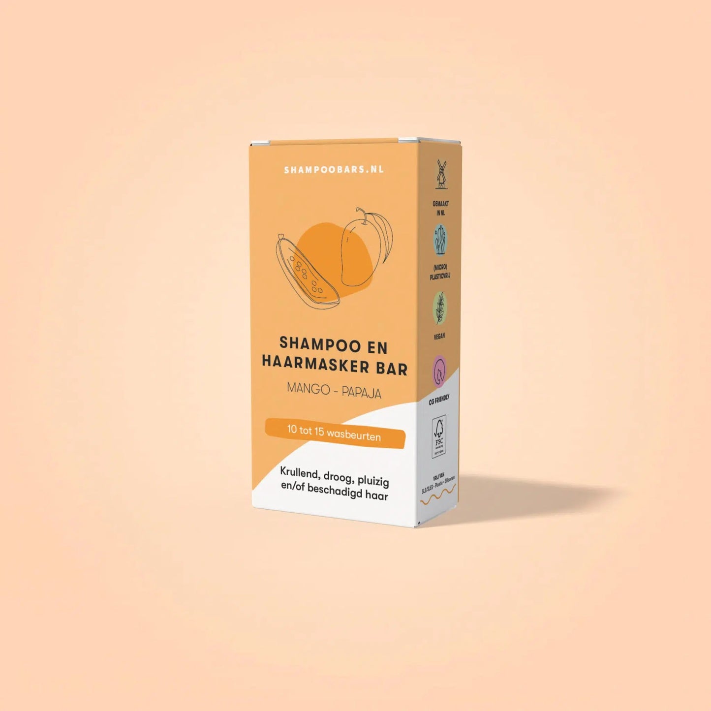 Mini Shampoo & Haarmasker Bar Mango – Papaja