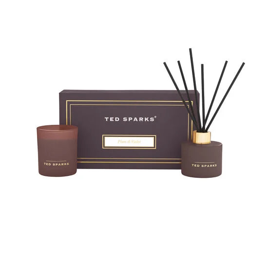 TED SPARKS - Candle & Diffuser Gift Set M - Plum & Violet