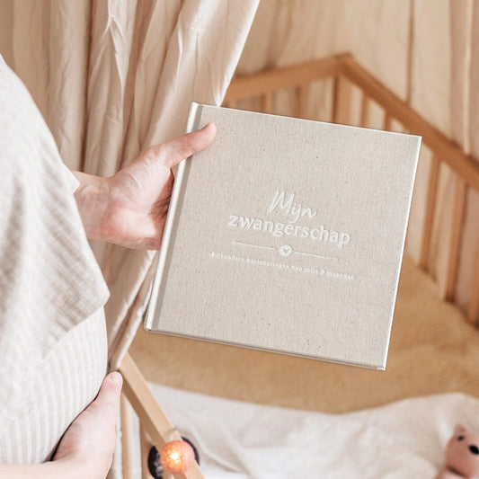 Mijn zwangerschapsdagboek – Linnen Beige