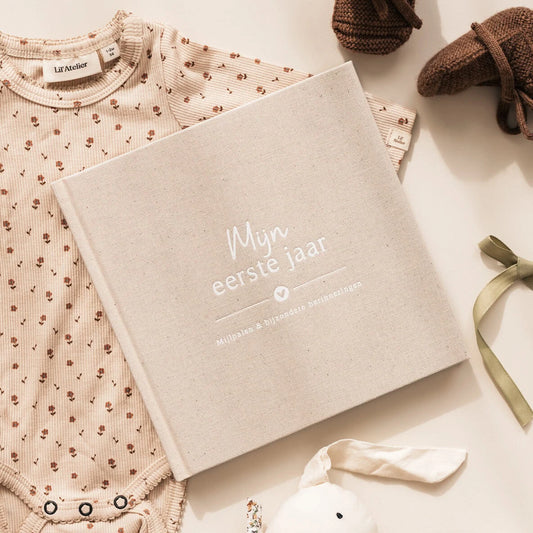 Mijn eerste jaar – Linnen Beige