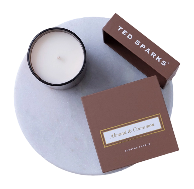 Ted Sparks - Geurkaars Demi Almond & Cinnamon