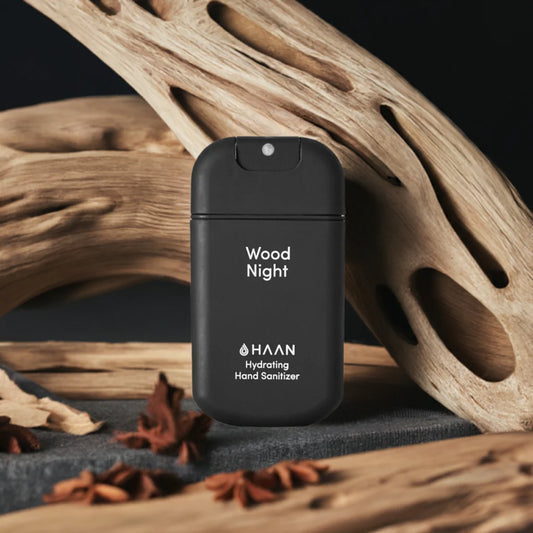 Hand Sanitizer Wood Night