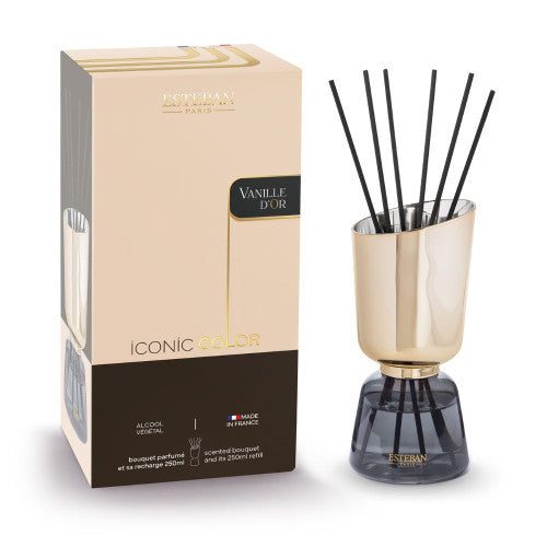 Esteban – Vanille d’Or Iconic Color Geurstokjes 250 ml