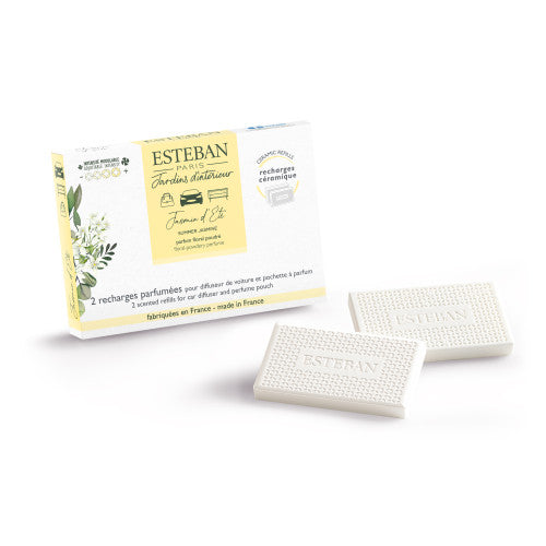 Esteban Classic Jasmin d' été Autoparfum navulling (2 stuks)